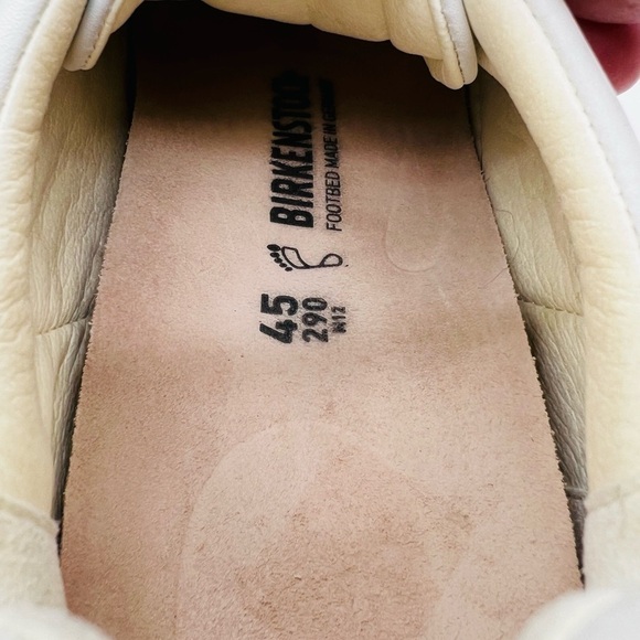 BIRKENSTOCK MEN’S WHITE LEATHER LACE UP SNEAKERS SIZE 12 - Picture 8 of 10